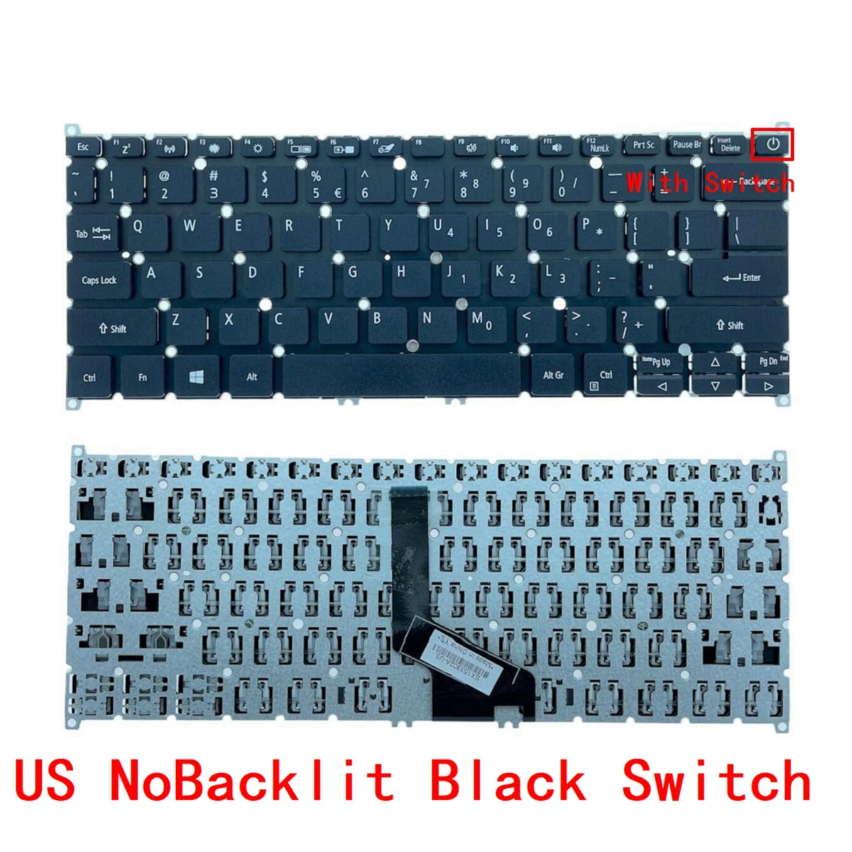 New US Russian Laptop Backlit Keyboard For Acer Swift 5 SF514-52 SF514-52T SF514-54 SF514-51 SF514-52T-59HY Replacement  ACER laptop repair parts