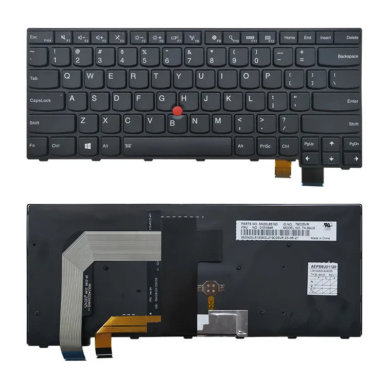 Upper case keyboard for Lenovo S2 T460s T470p T480 E431 E440 E450 T495 T490S keyboard keycap Lenovo laptop repair parts