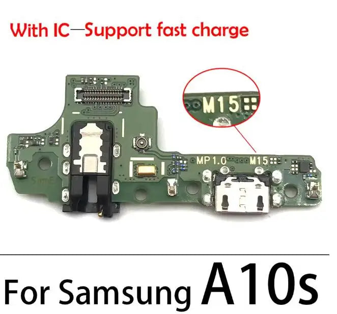 10Pcs USB Charger Charging Dock Port Connector Flex Cable For Samsung A10 A20 A30 A40 A50 A70 A01 A11 A31 A51 A71 A10s A20s A21s Samsung phone repair parts