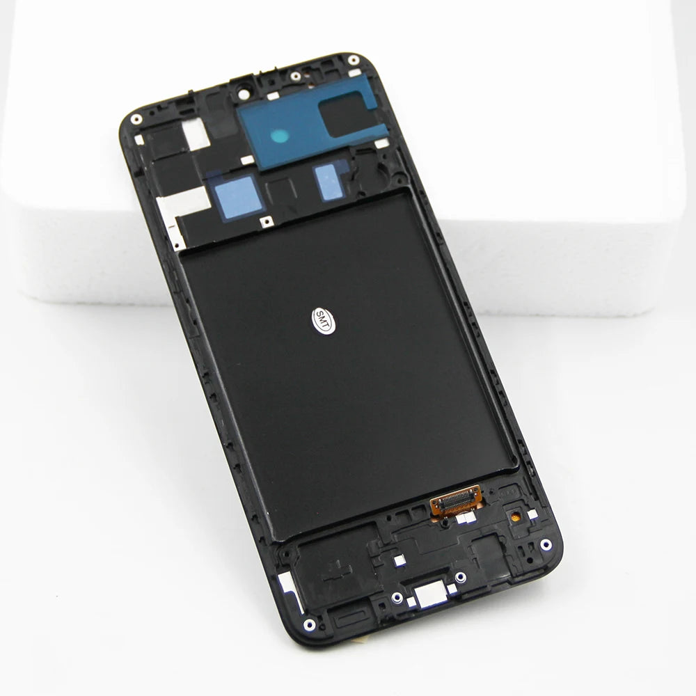 A20 Display Screen With Frame, for Samsung Galaxy A20 A205F/DS A205G/DS Lcd Display Touch Screen Digitizer Assembly Replacement Samsung phone repair parts