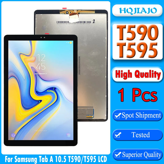 10.5" High Quality For Samsung Tab A 10.5 LCD T590 Display Touch Screen Digitizer Assembly For Samsung T595 Tablet Replace Tablet repair parts