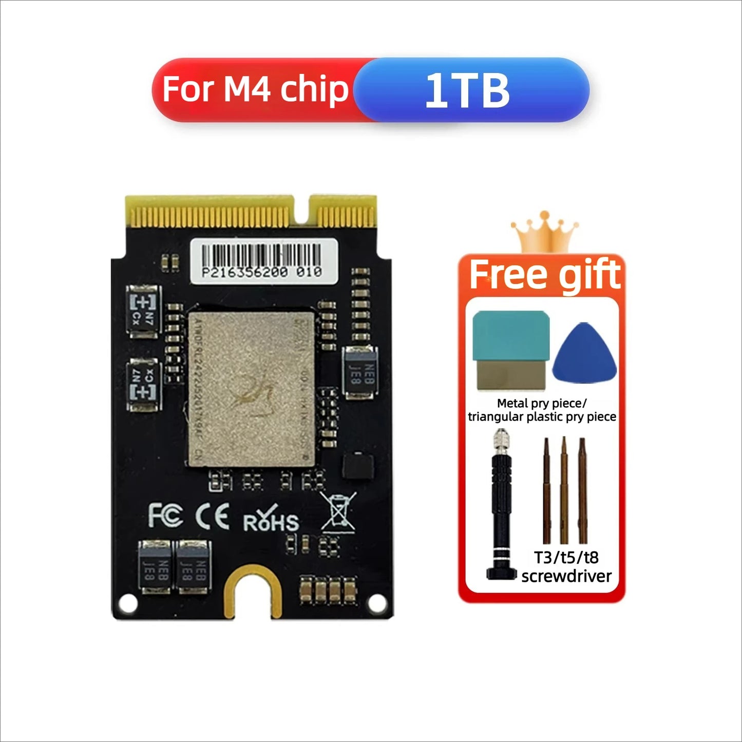 10 layer Solid State Drive SSD Kit 1T/2T For MAC MINI M4 Capacity Upgrade SSD New Particles Increase Speed Upgrade Memory