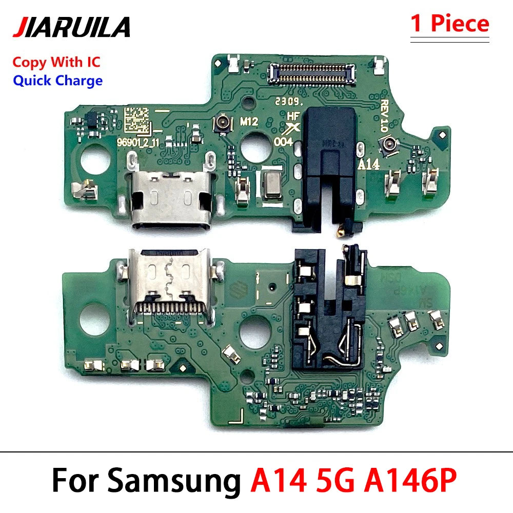 10Pcs Dock Connector USB Charger Charging Board Port Flex Cable For Samsung A04 A04s A04E A13s A14 A24 A54 A34 A23 A33 A53 4G 5G Samsung phone repair parts