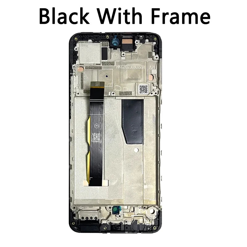 6.5' AMOLED for Motorola Moto G84 LCD Display with Touch Screen Digitizer Assembly for Moto G84 LCD with Fingerprints Frame Motorola phone repair parts