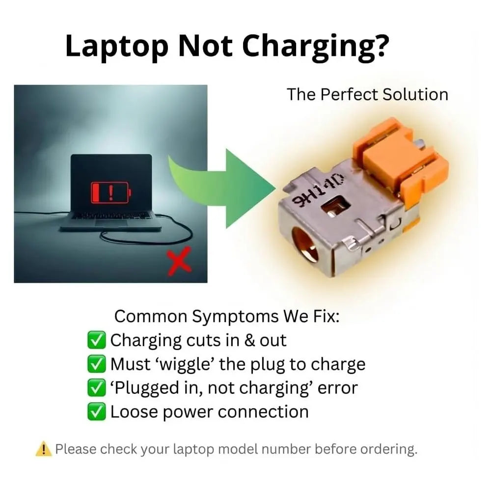 OEM Laptop DC-IN Charging Port DC Power Connector Jack For Acer TravelMate B1 B118 TMB118 TMP215-52 EX215-53 SP111-32N A515-55G Acer laptop repair parts