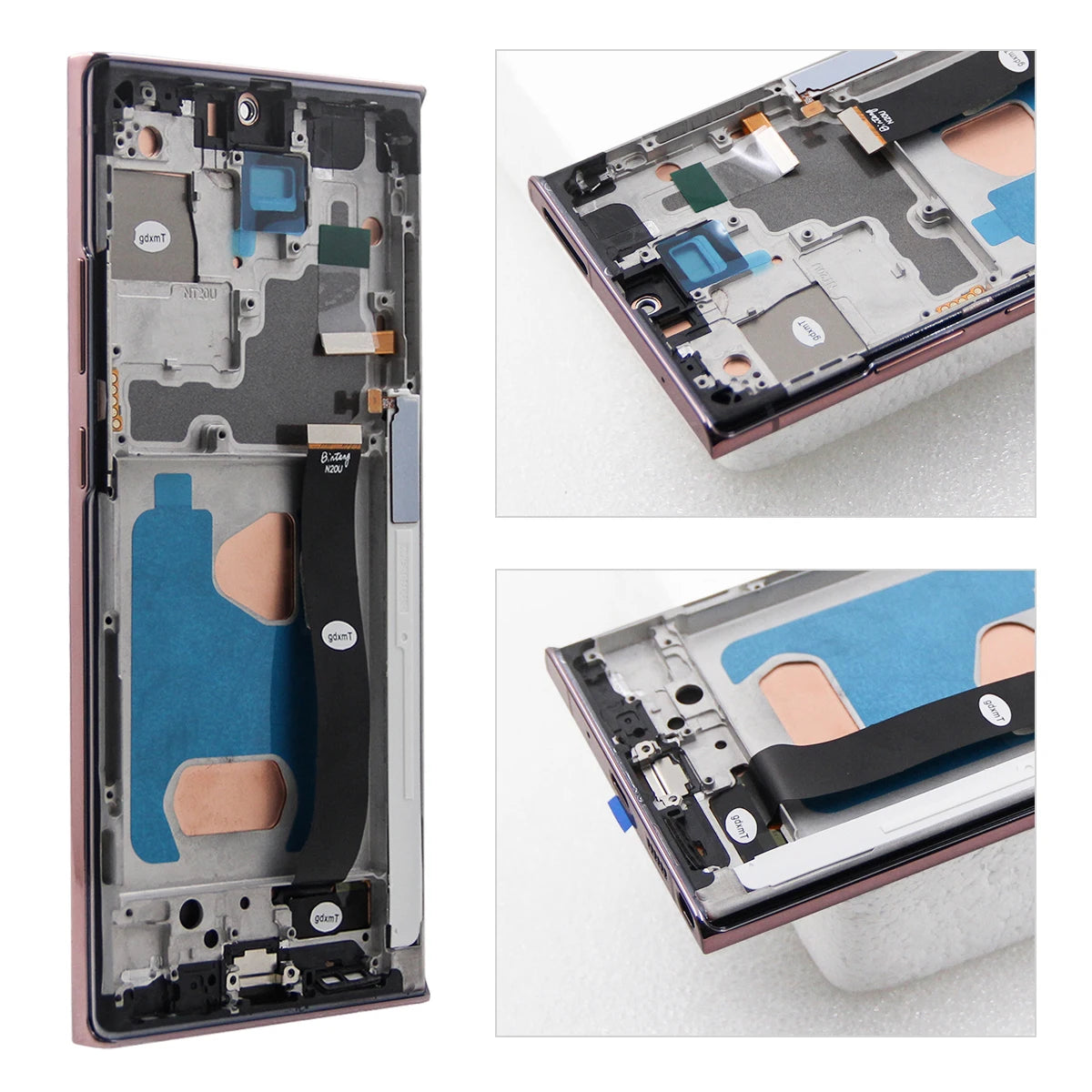 Super Screen For Samsung Note 20 Ultra N986B N985 N985F Display Note20 Ultra 5G SM-N986F LCD Touch Screen,With Frame,100% Tested Samsung phone repair parts