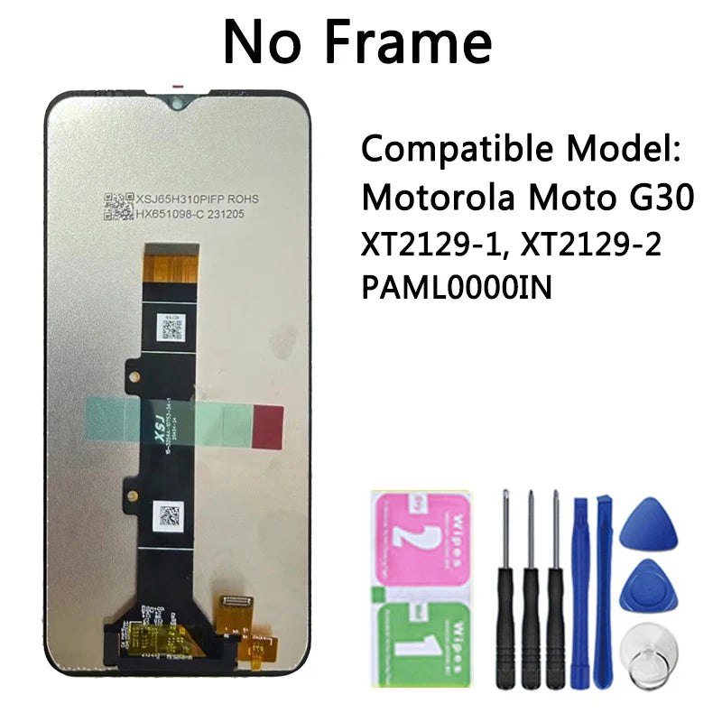 OEM G Series Screen for Motorola Moto G10 G20 G30 G50 5G G60 G60S G100 LCD Display Touch Screen Digitizer Replacement Motorola phone repair parts