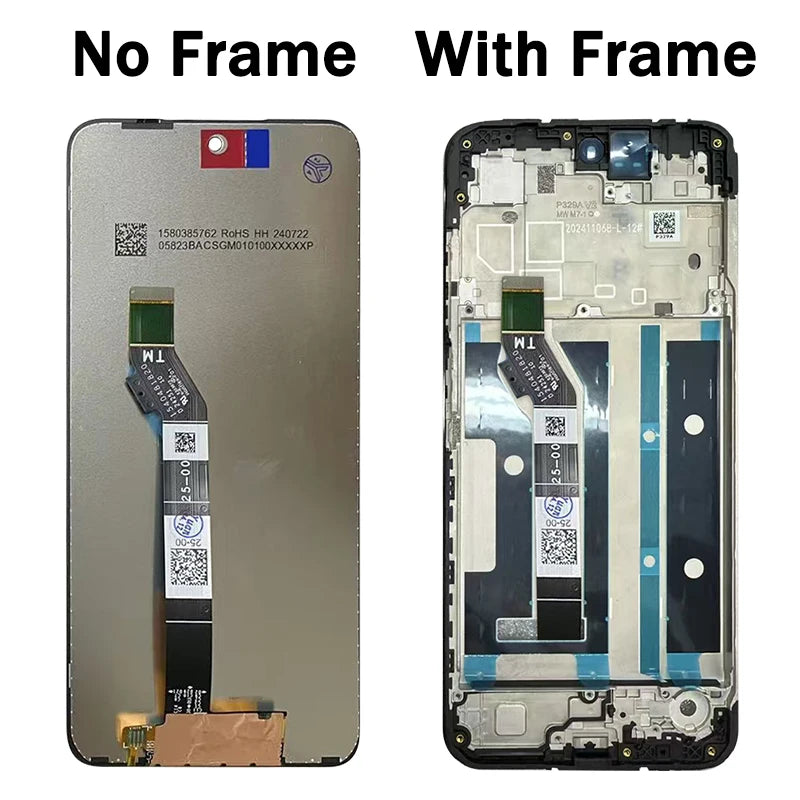 6.72“Tested G35 Screenn Replacement For Motorola Moto G35 5G XT2433-4 LCD Display + Touch Screen Sensor Digiziter Assembly Motorola phone repair parts