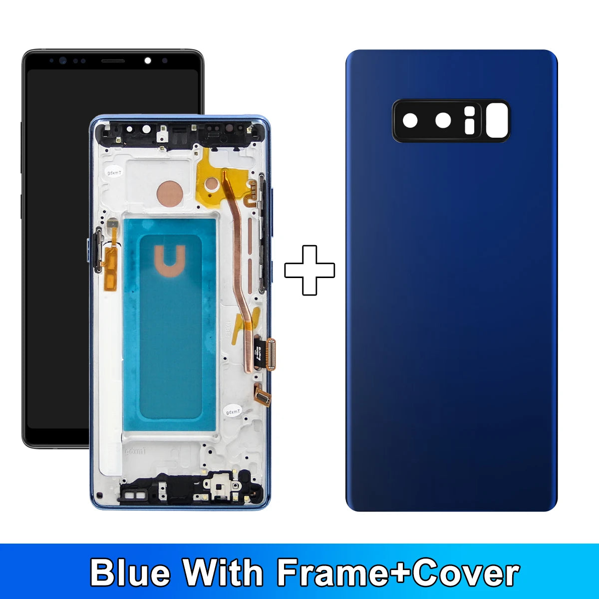 Note 8 LCD With Frame For Samsung Note8 N950F N950U N950W N950FD LCD Display Touch Screen Digitizer Assembly Display 100% Tested Samsung phone repair parts