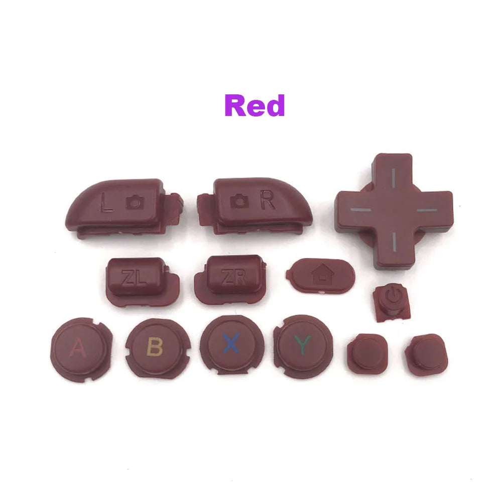 1-3sets A B X Y L R ZR ZL Full Set Buttons For NEW3DS/New 3DS XL NEW 3DS LL Home On Of Power Buttons For 3DS ABXY D-Pad Buttons Game console repair parts