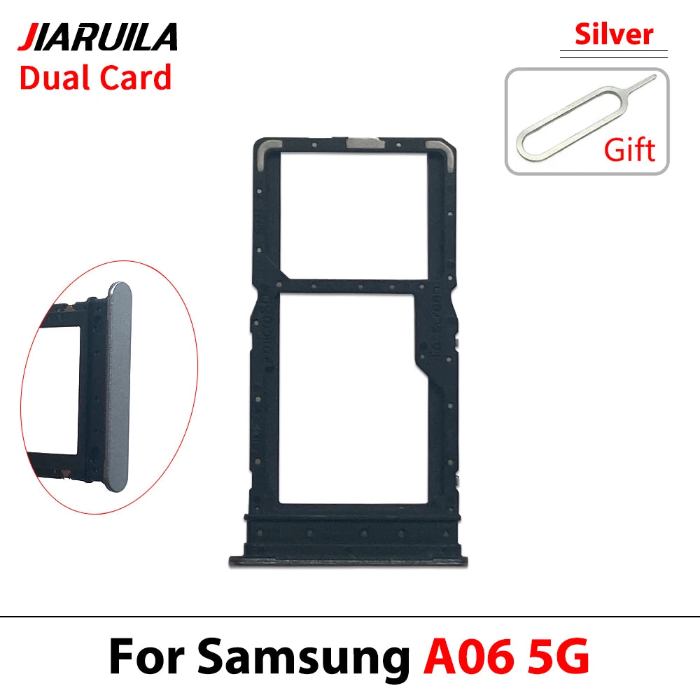 New For Samsung A06 A16 4G 5G SIM Card Slot SD Card Tray Holder Adapter Repair Parts Samsung phone repair parts