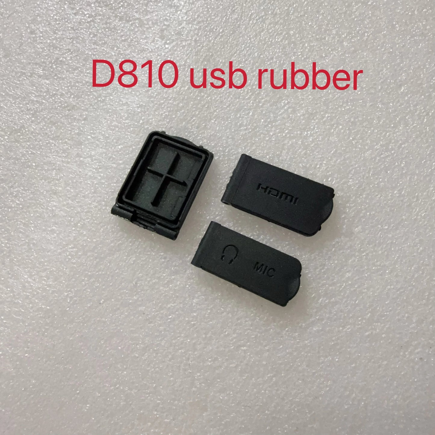 New USB Rubber Set for Nikon D810 HDMI Rubber/Mic Rubber/USB Rubber Repair Parts  Digital Camera repair parts