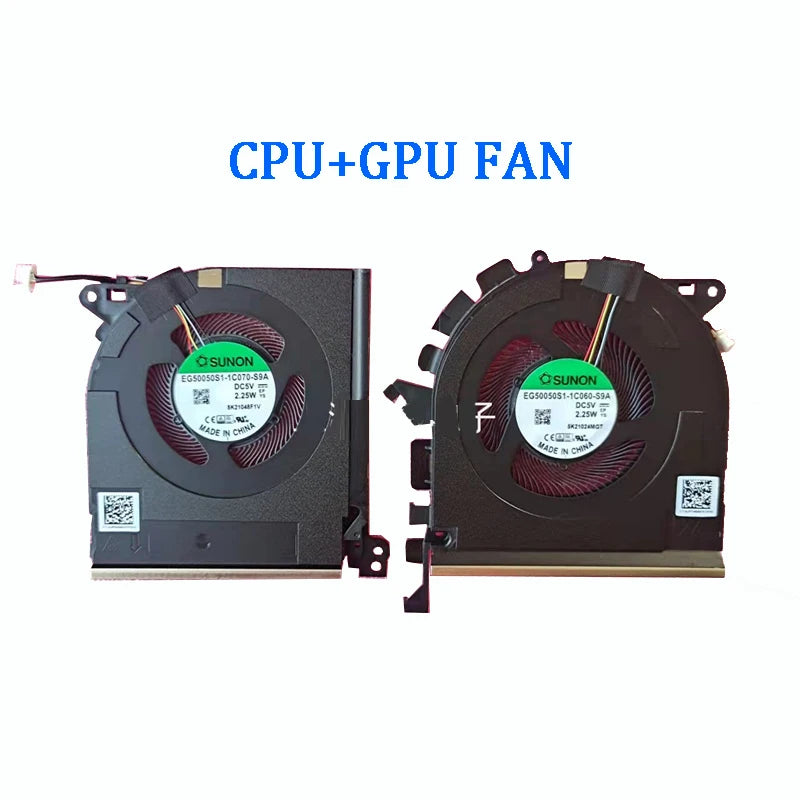 NEW ORIGINAL CPU GPU COOLING Fan FOR HP Zbook Studio Create G7 G8 ZBSG7 ZBCG7 HSN-C06C HP laptop repair parts