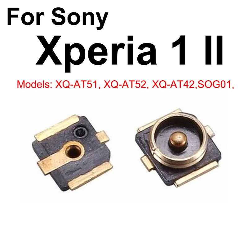 2PCS For Sony Xperia 1 II 2020 Wifi Signal Antenna Flex Cable Connector Socket On Motherboard Repalcement Sony phone repair parts