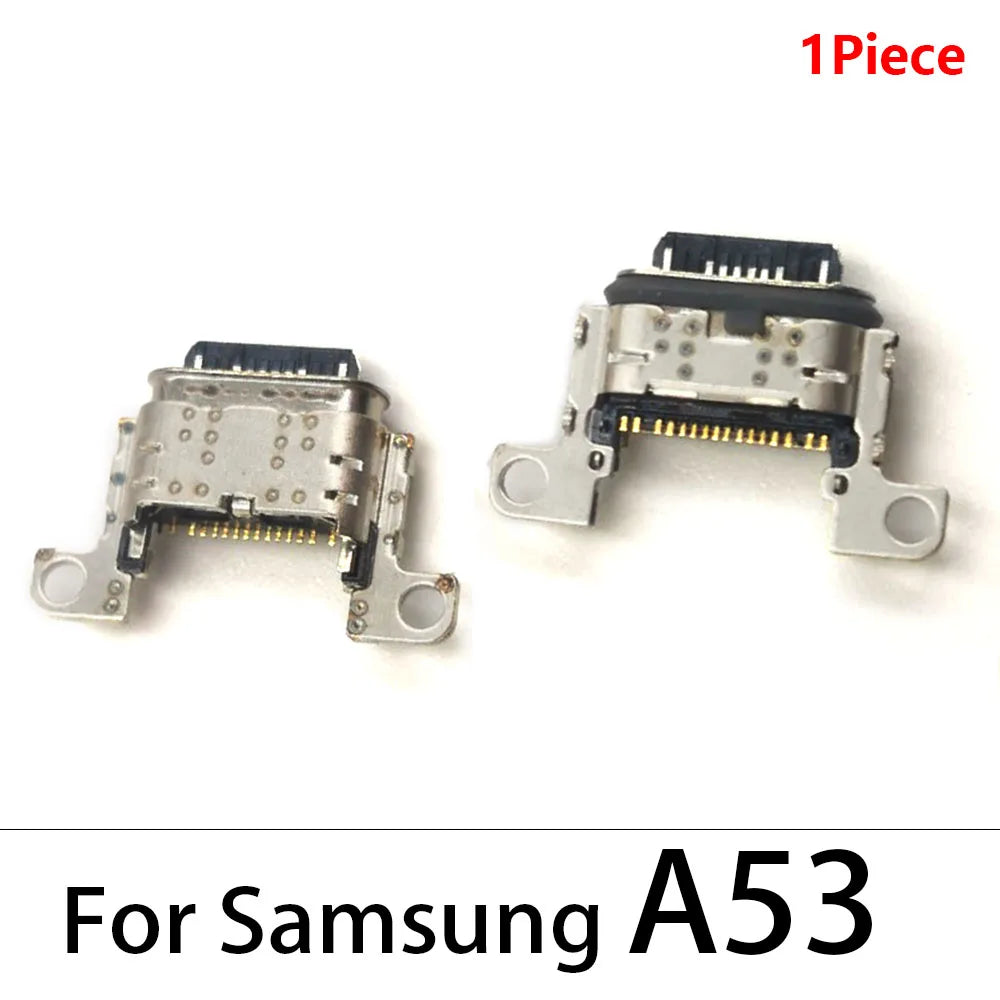 100Pcs/Lot, USB Charging Port Connector Charge Jack Socket Plug Dock For Samsung  A33 A53 A73 A52s 5G Samsung phone repair parts