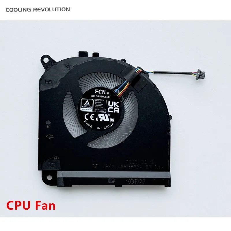 New Laptop CPU GPU Cooling Fan For Gigabyte Gaming Aorus X5LF 15 BSF BKF 9KF 9MF FQ6S FQ6R DC 12V 0.6A DFSCL42P0/16593A 4pin Gigabyte laptop repair parts