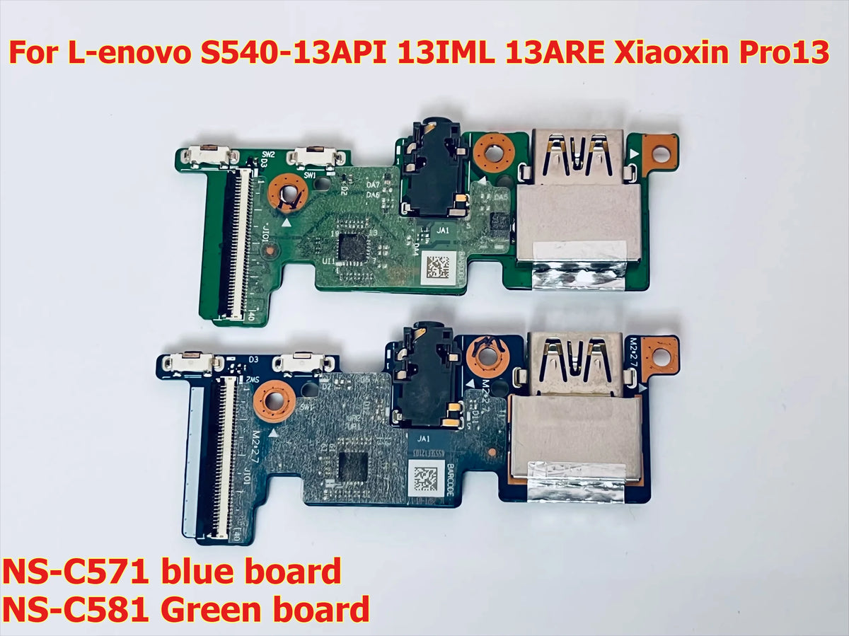 USB audio jack daughter board For Lenovo S540-13API 13IML 13ARE Xiaoxin Pro13 GS341 NS-C581 GS340 NS-C571 5C50S25011 5C50S25010 Lenovo laptop repair parts