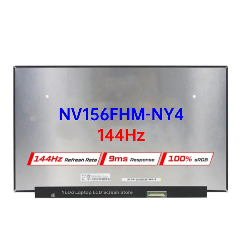 15.6" 144Hz LCD Screen NV156FHM NY4 NV156FHM-NY4 For Lenovo Legion 5-15ARH05H 5-15IMH05H 5P-15 S7-15ARH5 Display Matrix Panel Lenovo laptop repair parts