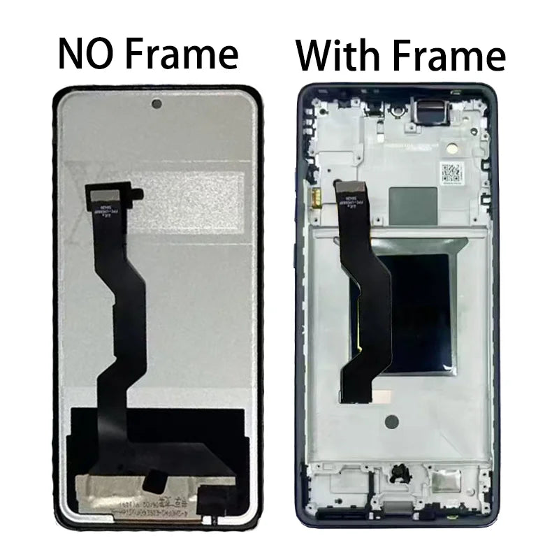 TFT Edge60 Fusion XT2503-4 Display Screen With Frame For Motorola Edge 60 Fusion LCD Display Touch Screen Digitizer Assembly Motorola phone repair parts