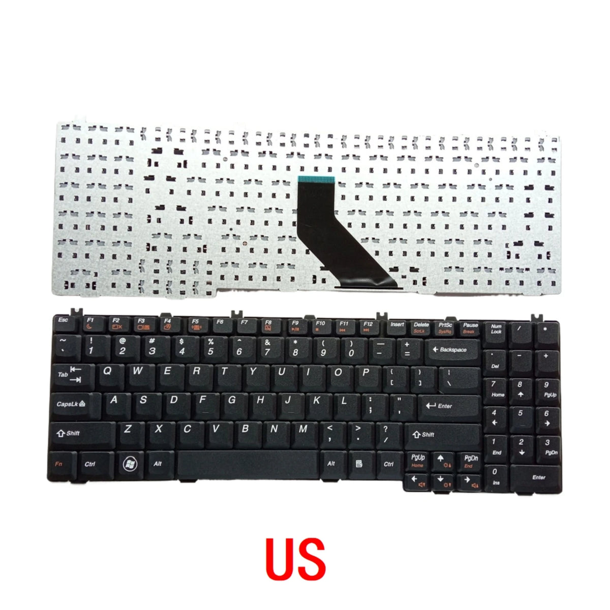 New US Russian Spanish Laptop Keyboard For Lenovo IdeaPad B550 B560 V560 G550 G550A G550M G550S G555 G555A G555AX Lenovo laptop repair parts