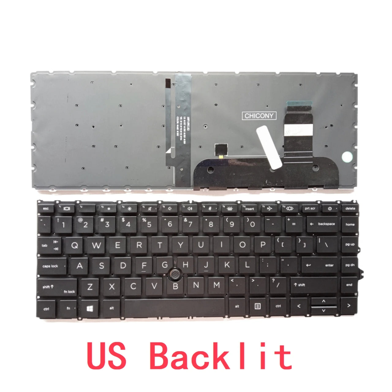 New US Russian Spanish Portuguese Laptop Backlit Keyboard For HP EliteBook 840 G7 / 845 G7 / 840 G8 / 845 G8 / 745 G7 / 745 G8  HP laptop repair parts