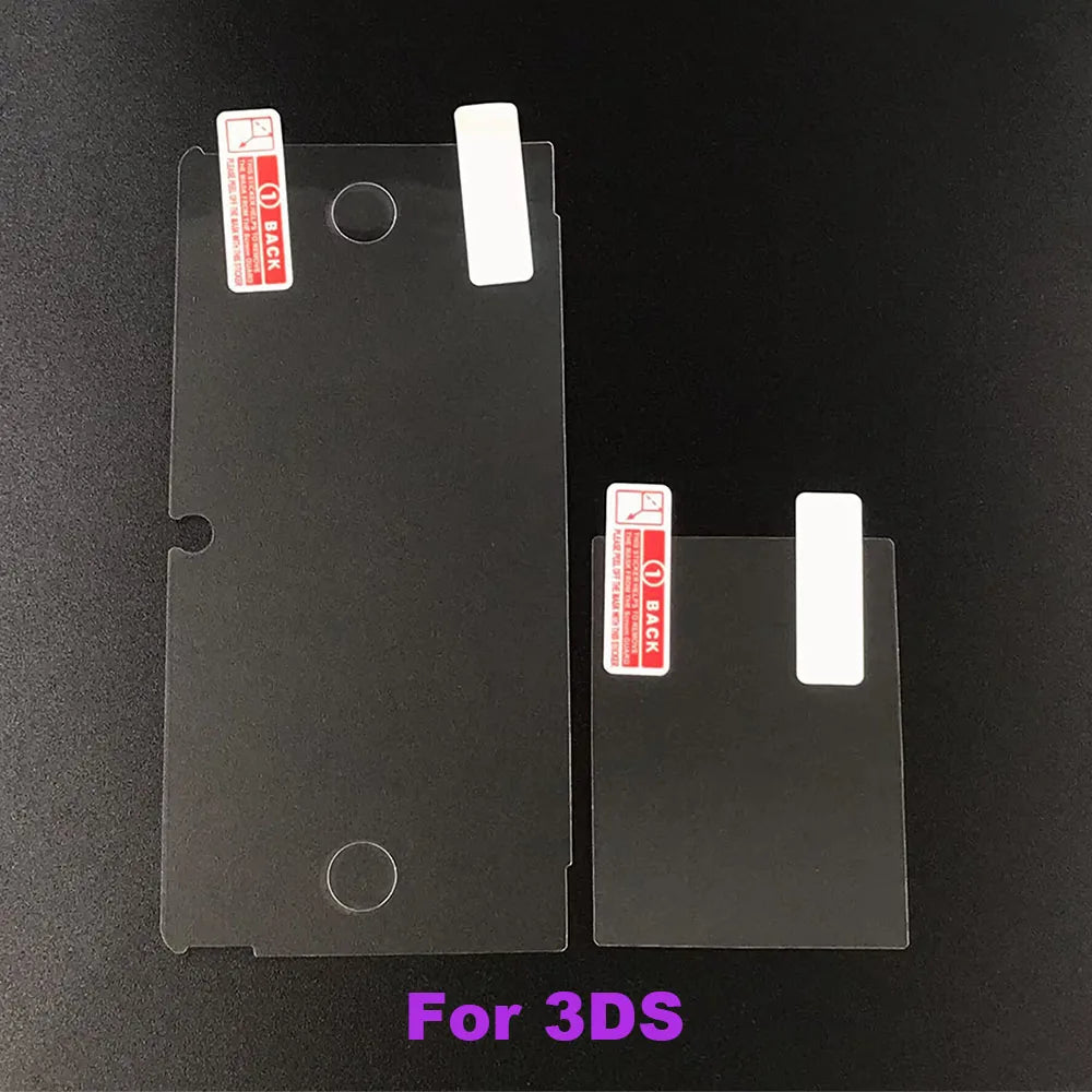 1-10set For 2DS New 3DS XL Top Bottom Clear Protective Film For Nintendo DSi NDSi XL GB GBA GBC GBM LCD Screen Protector Skin Game console repair parts