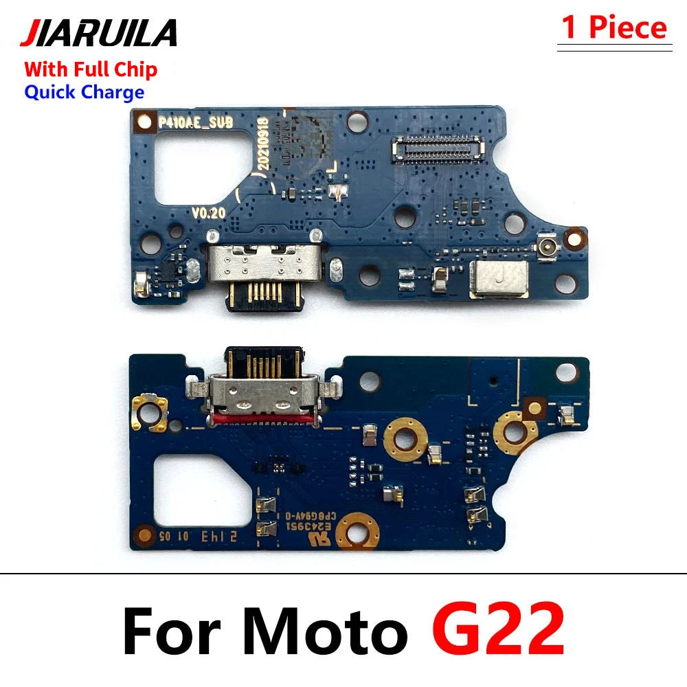 New For Moto G10 G20 G30 G50 G31 G41 G71 G60s G51 G22 G72 5G USB Charge Port Jack Dock Connector Charging Board Flex Cable Motorola phone repair parts