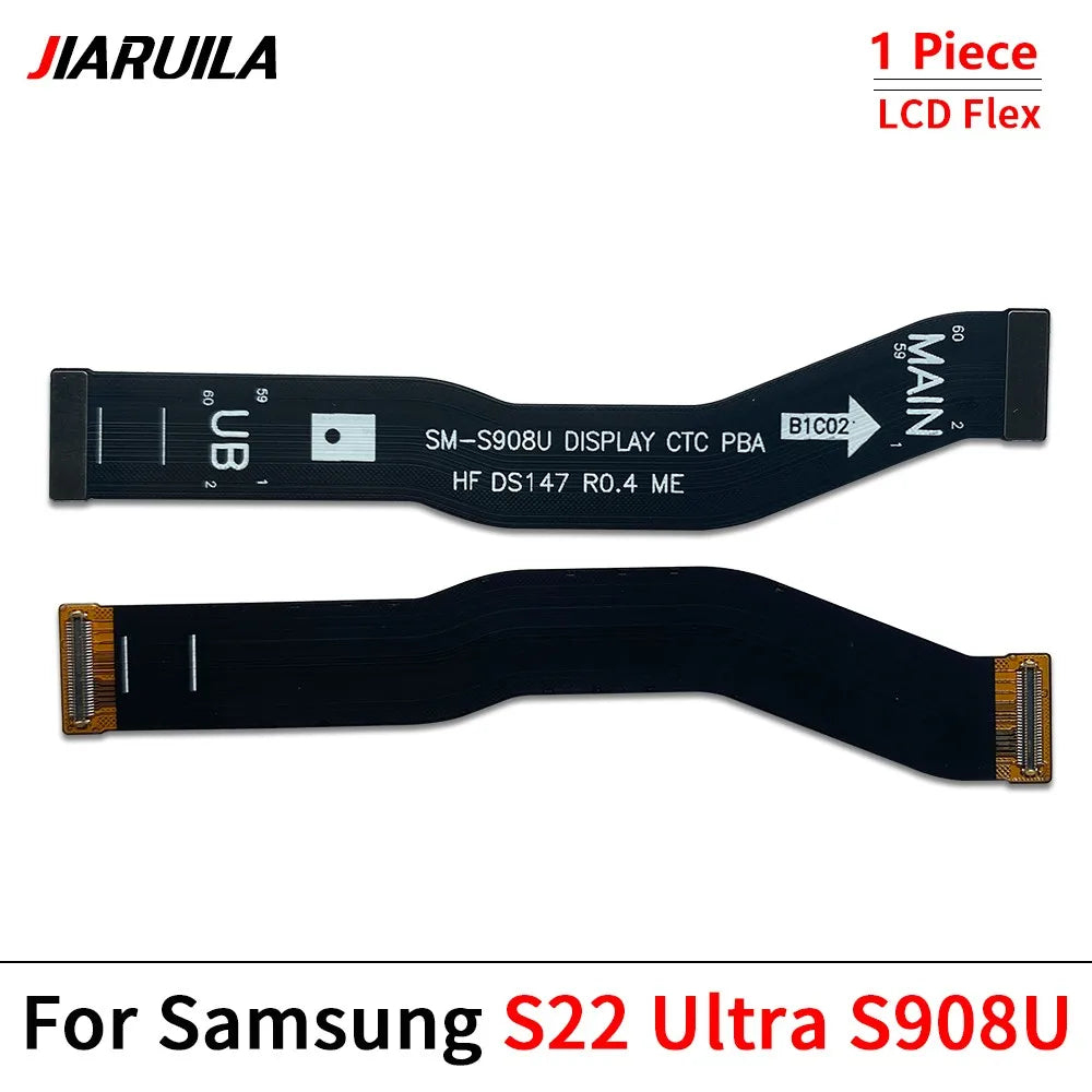 New LCD Screen Connector Cable For Samsung S21 S22 S23 S24 S25 Plus Ultra Fe Display Flex Replacement Parts Samsung phone repair parts
