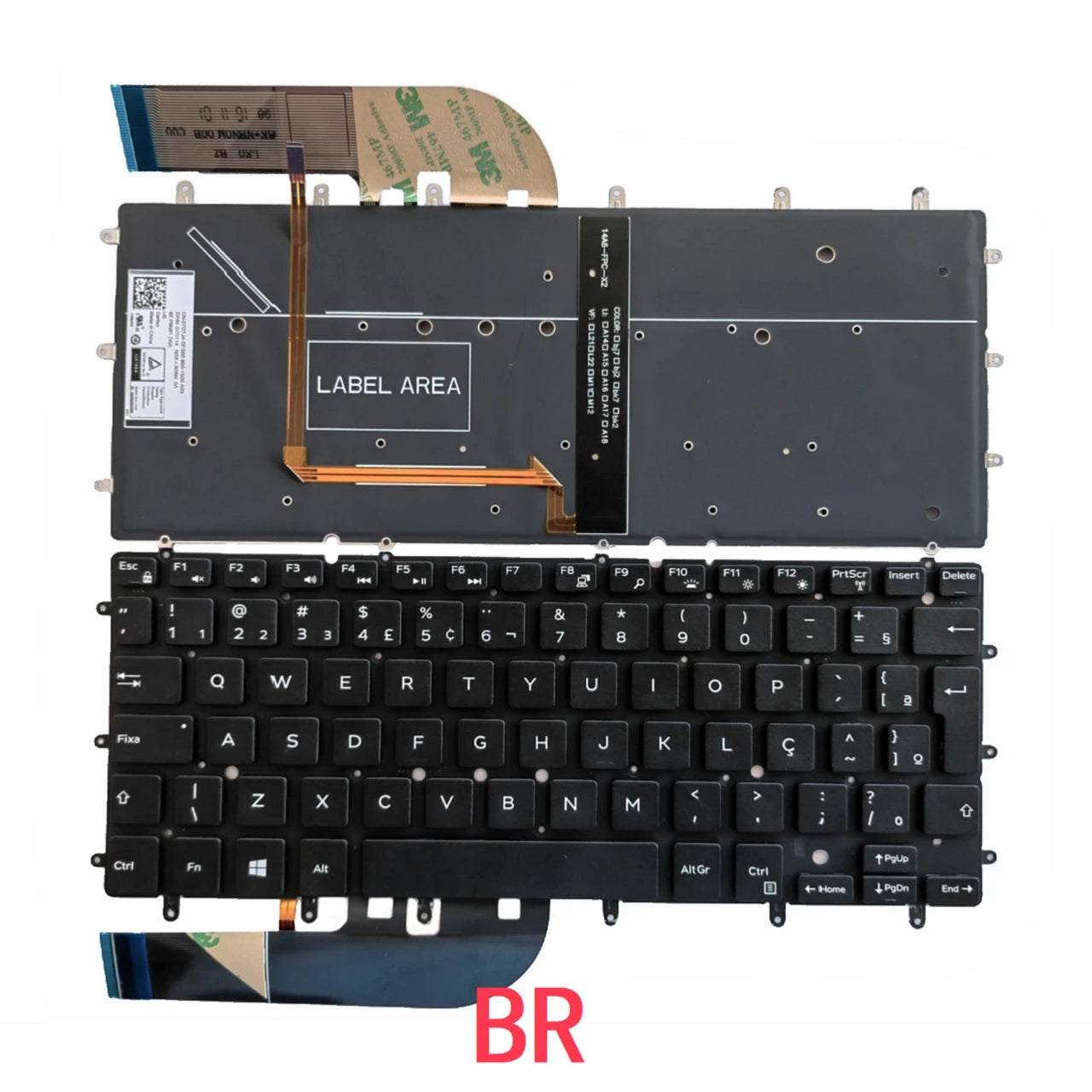 US Russian Spanish Arab Brazil Backlit Keyboard For Dell XPS 13 9343 9350 9360 Inspiron 13 7347 7348 7352 Inspiron 15 7547 7548Dell laptop repair parts