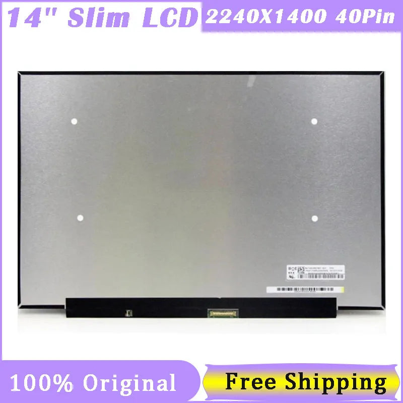 14 Inch 40 Pin Slim LCD Screen NV140DRM-N61 V8.0 100%sRGB For Lenovo Xiaoxin Pro 14ITL AIR14PLUS 2021 2240*1440 2K QHD