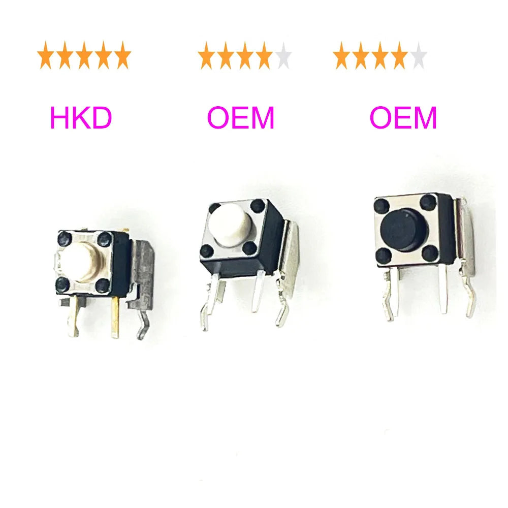 100PCS LB RB shoulder buttons button for Xbox One 360 controller clicker bumper trigger Game console repair parts