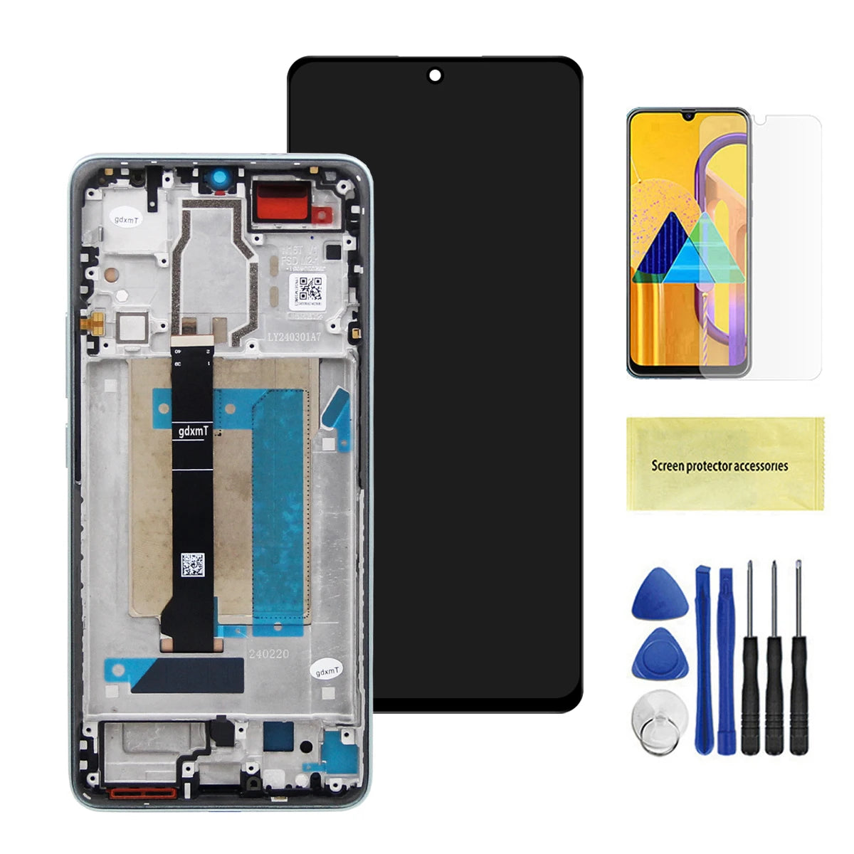 For Redmi Turbo3 Turbo 3 24069RA21C Pantalla LCD Display Screen Touch Digitizer Assembly For REDMI TURBO 3 Replacement Parts Redmi phone repair parts