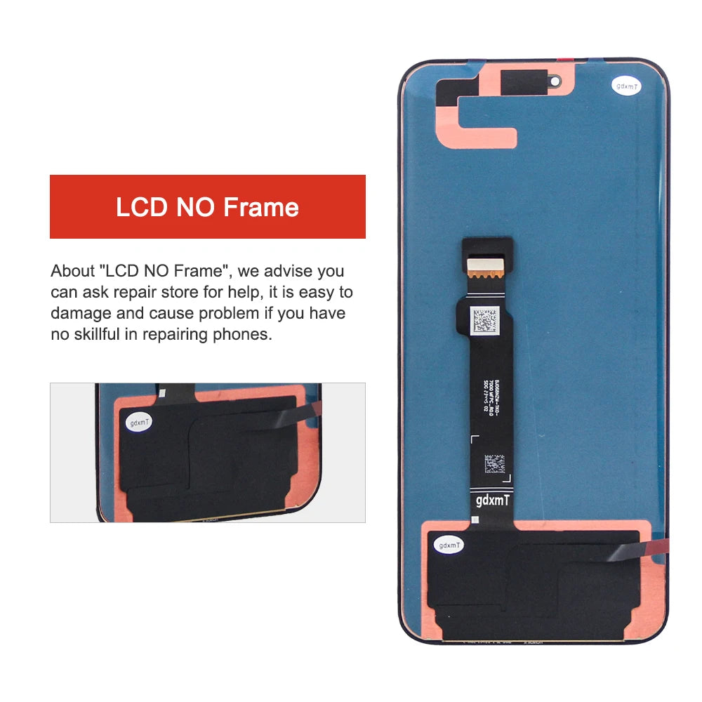 Tested 6.8''120Hz AMOLED  Display Replacement For Huawei Honor Magic 6 Pro LCD Display Touch Screen Magic6 Pro BVL-AN16 Honor phone repair parts