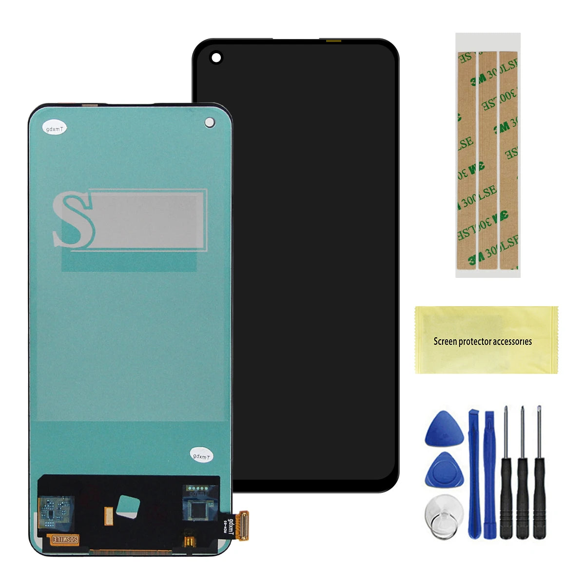 For Oppo Realme GT Master LCD Display RMX3363 RMX3360 LCD Touch Screen Digitize Assembly Panel LCD With Frame Replacement Parts OPPO phone repair parts