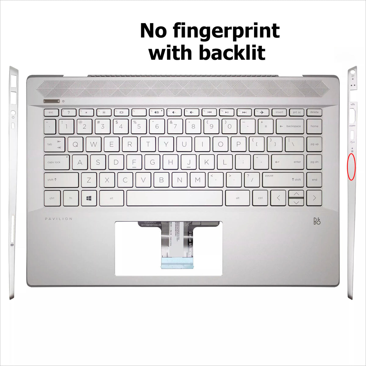 Cover case for HP Book pro14 Pavilion 14-CE TPN-Q207 lcd back housing bezel frame upper topcase palmrest buttom hinge shell cover HP laptop repair parts