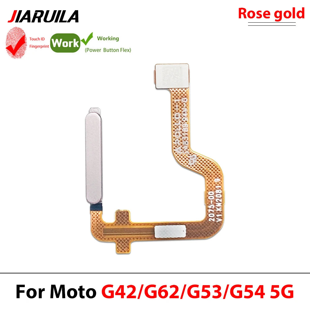 Home Button FingerPrint Touch ID Sensor Flex Cable For Motorola Moto G22 G42 G62 G53 G54 E32 Replacement Parts Motorola phone repair parts