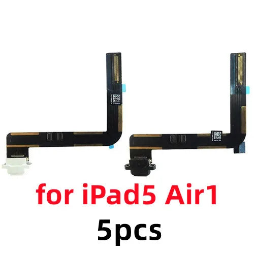 AliSunny 5pcs Charging Port  Flex Cable for iPad 7 8 9 10inch 5 6 Air Mini 2 3 4 A1474  A1475  Charger USB Dock iPad tablet repair parts