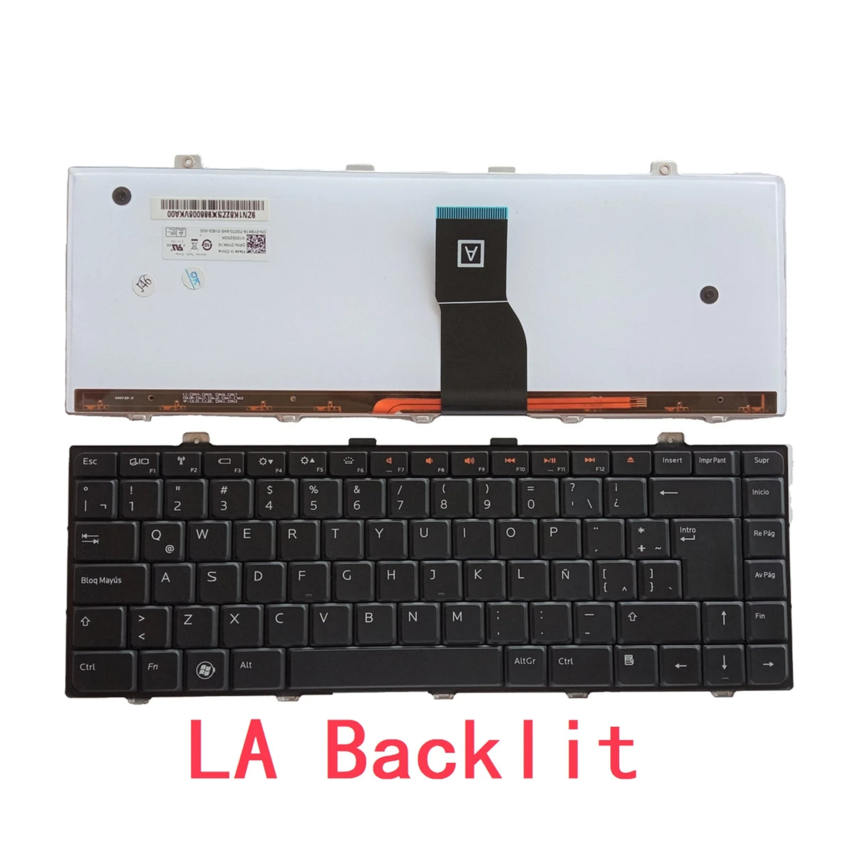 New US UI Spanish Latin Brazil Laptop Backlit Keyboard For Dell STUDIO 14 1450 L401X L501X P03G 1457 1458 1569Dell laptop repair parts