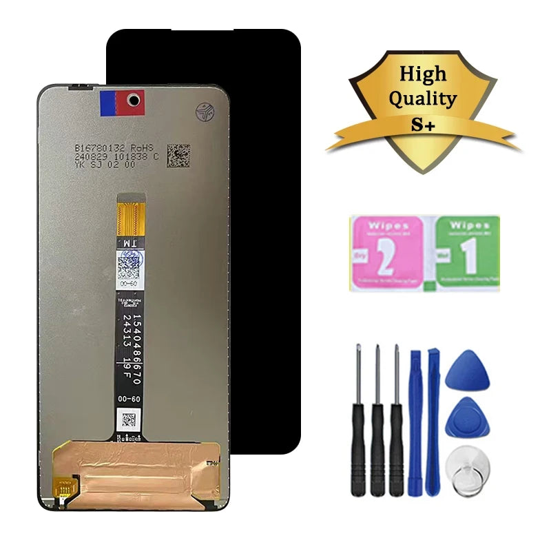 6.78'' Tested G75 Display Screen For Motorola Moto G75 LCD Display Touch Panel Screen Digitizer Assembly Replacment Motorola phone repair parts