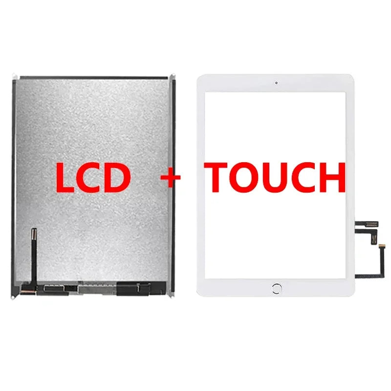 LCD Touch Screen For Apple iPad 5 5th Gen A1822 A1823 iPad 9.7 2017 Assembly Digitizer Front Glass Display Panel Replacement  iPad repair parts