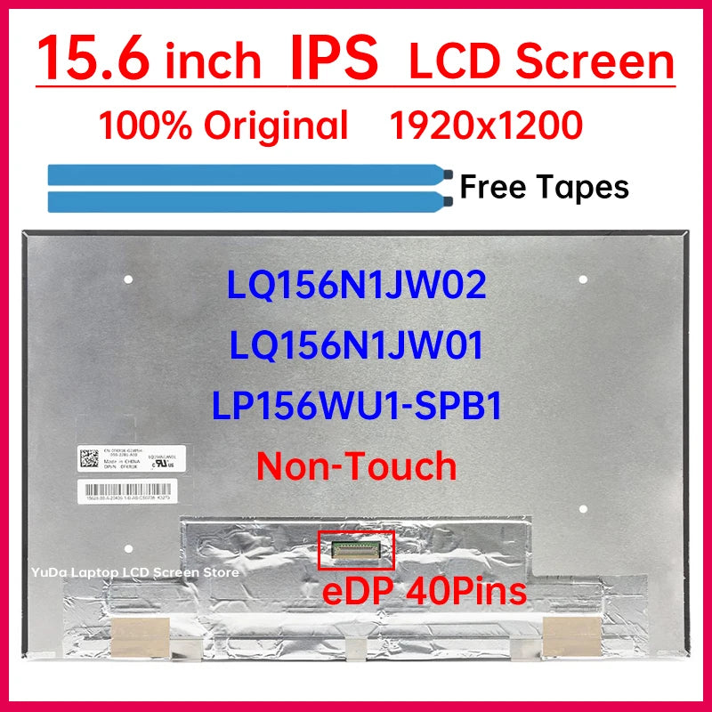 15.6" LCD Screen For Dell XPS 15 9500 9510 9520 9530 Precision 5550 5560 5570 P91F Display Matrix Panel Replacement Non-Touch Dell laptop repair parts