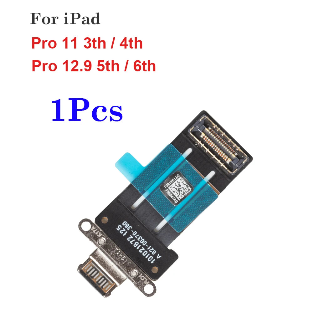USB Charging Connector Dock Port Flex Cable For iPad Pro 11 inch (2021) 3th (2022) 4th & 12.9 inch (2021) 5th (2022) 6th iPad tablet repair parts