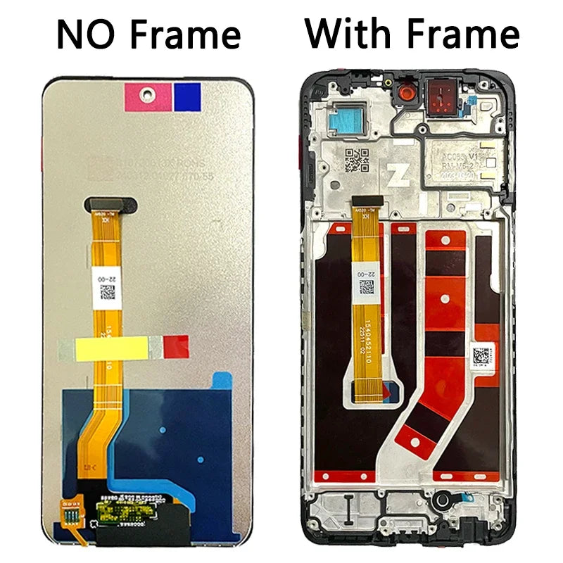 6.72" AAA+ For Oppo A98 5G LCD CPH2529 Display Touch Screen Digitizer Assembly For Samsung A98 Display With Frame Oppo phone repair parts Realme phone repair parts