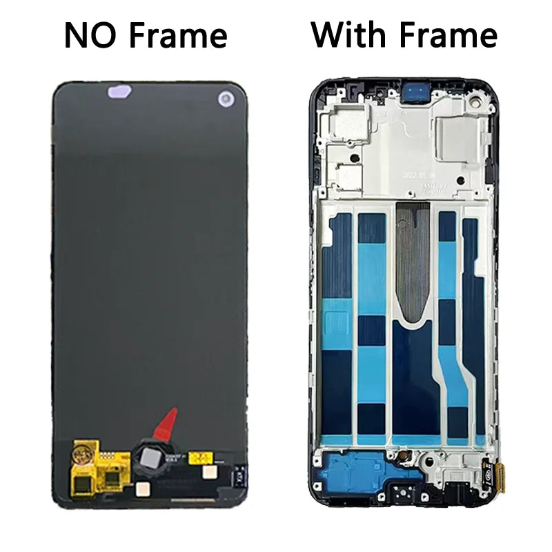 6.43"Super AMOLED For Oppo Find X5 Lite 5G LCD CPH2371 Display Touch Screen Digitizer For Oppo Find X5Lite 5G LCD Frame  Oppo phone repair parts