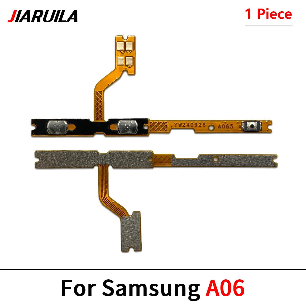 10Pcs, Power On Off Volume Side Button Flex Cable For Samsung A05 A05s A06 A06s A15 A16 A25 A35 A55 4G 5G Replacement Parts Samsung phone repair parts