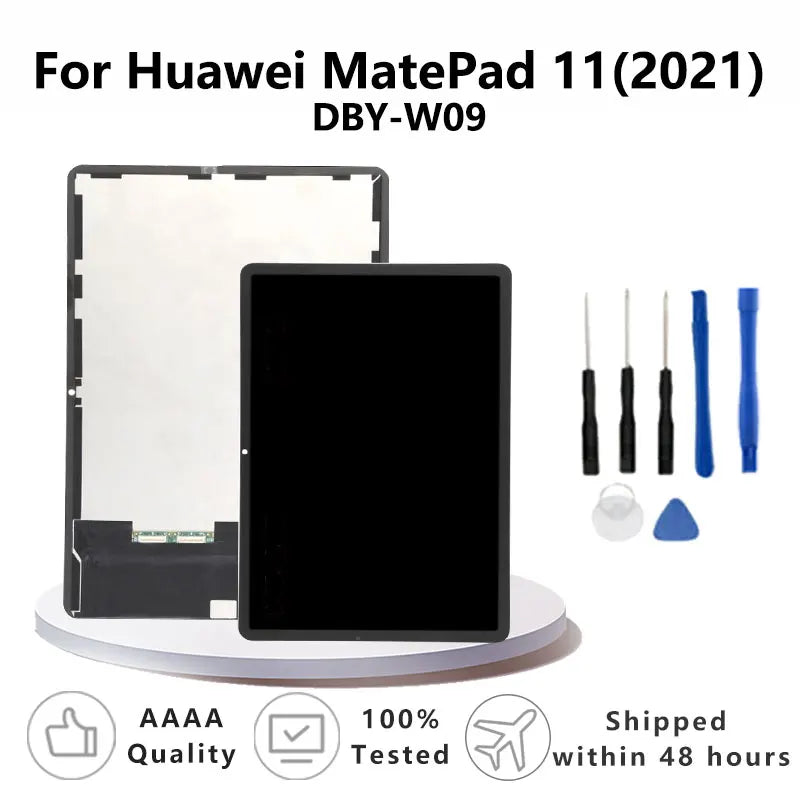 10.95"For Huawei MatePad 11(2021) DBY-W09 IPS Display Touch Screen Digitizer Glass Panel & LCD Display Assembly Panel Replacemen Tablet repair parts