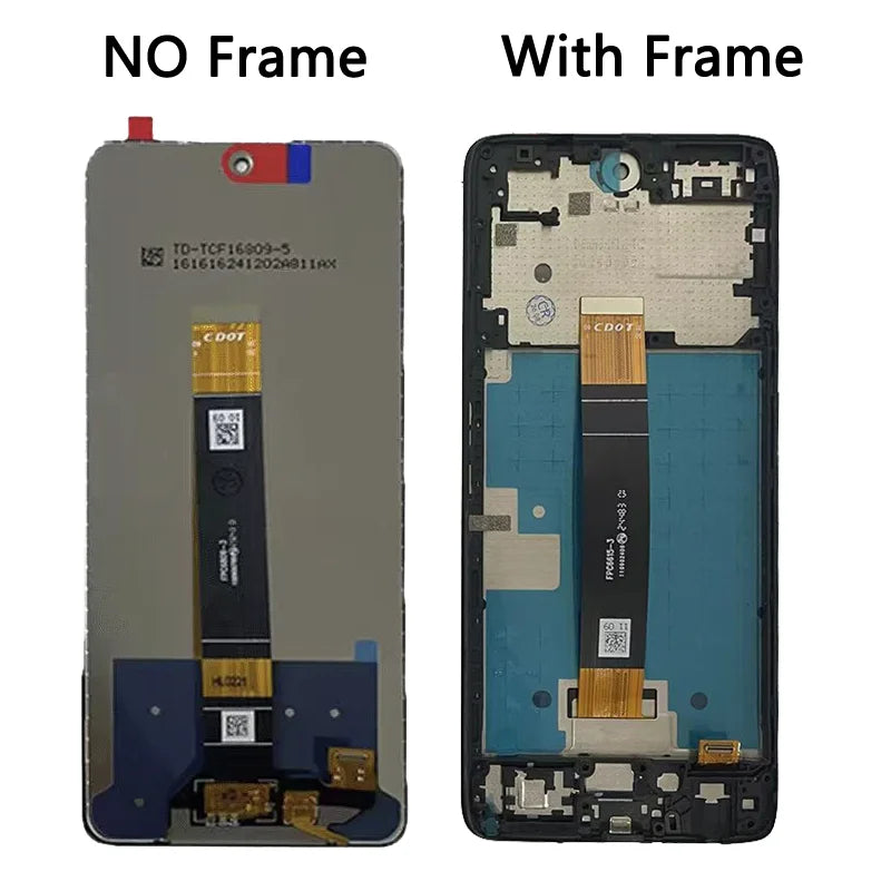 6.56”IPS LCD For TCL 50 XE/ 50XE NxtPaper 5G Display Touch Screen Digitizer T614SP, T614D T614J, T614WS Display With Frame TCL phone repair parts