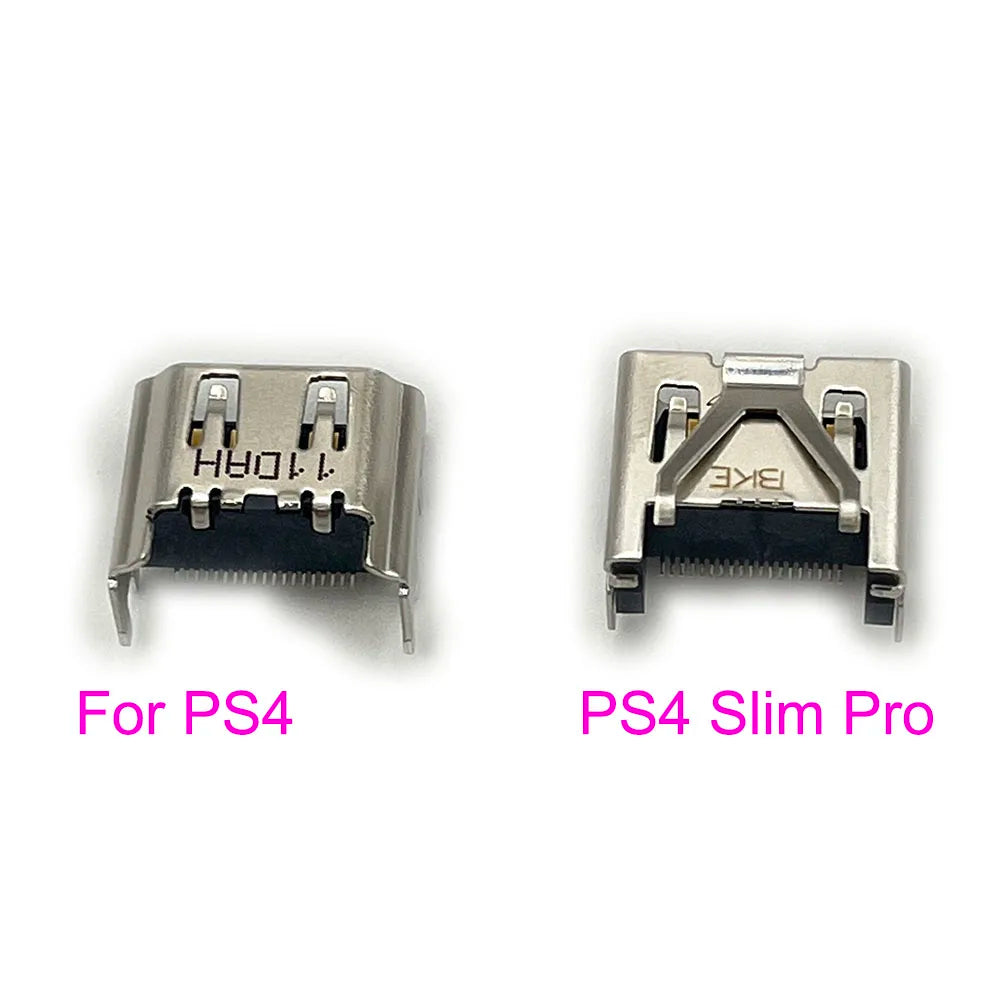 5PCS HDMI -compatible Port Socket Connector Motherboard Display Replacement  For PS4 PRO / Slim/ Fat Console Game console repair parts