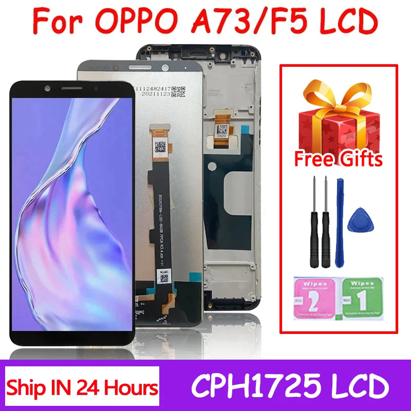 6.0“ IPS For OPPO F5 Youth CPH1725 CPH1723 CPH1727 LCD Display Touch Screen Digitizer Assembly Parts For Oppo F5 LCD Display  Oppo phone repair parts