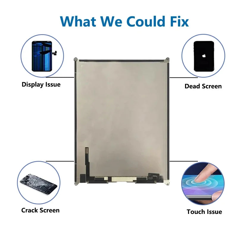 LCD Touch Screen For Apple iPad 7 8 9 iPad 10.2 2019 2020 2021 A2197 A2270  Assembly Digitizer Front Glass Display Panel Replace  iPad repair parts